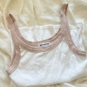 Reformation Milly tank top